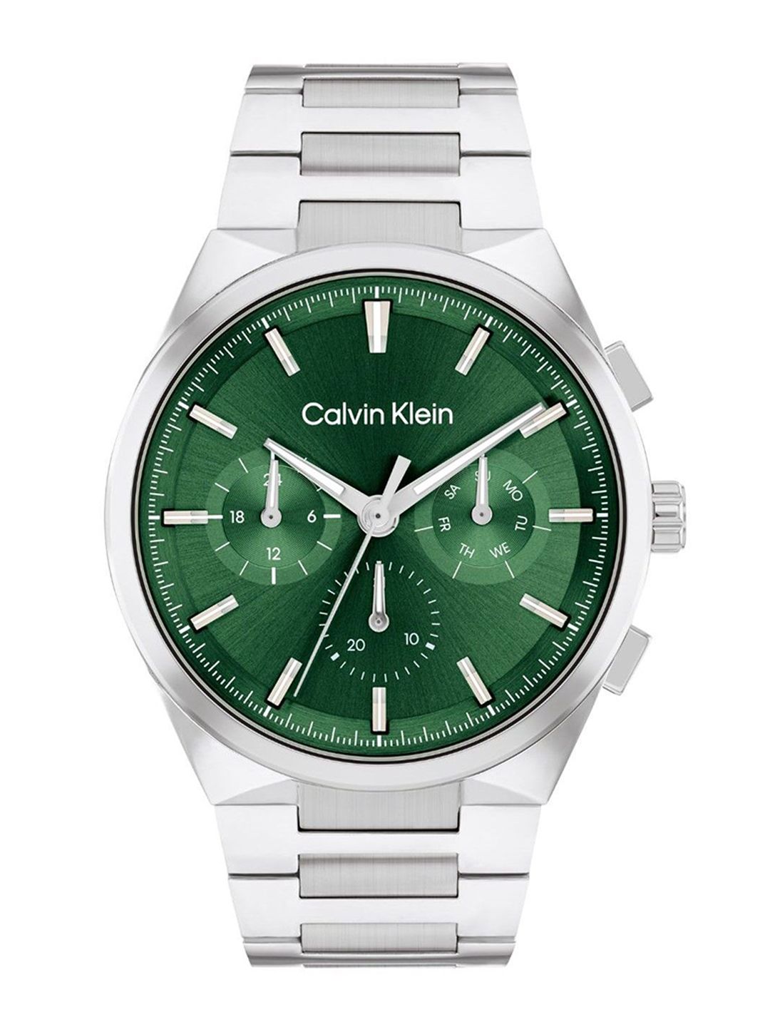 Buy Calvin Klein Men Dial & Stainless Steel Straps Analogue Watch
