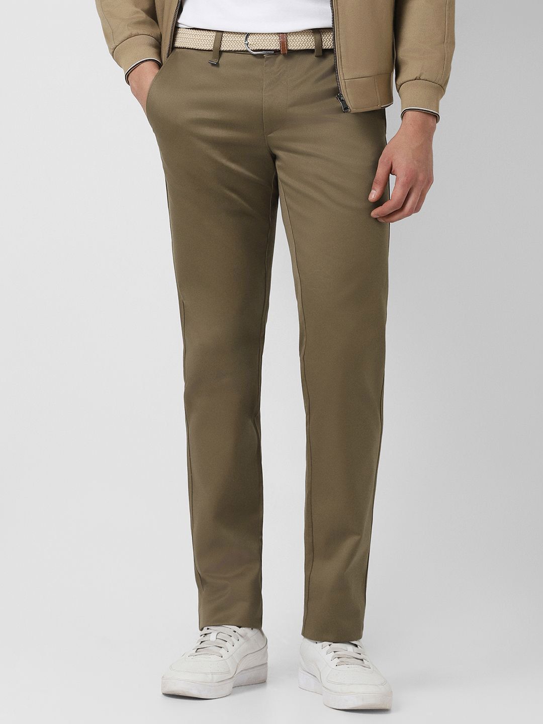 Van Heusen Men Slim Fit Trousers deal from myntra Van Heusen Men Slim Fit Trousers deal from myntra