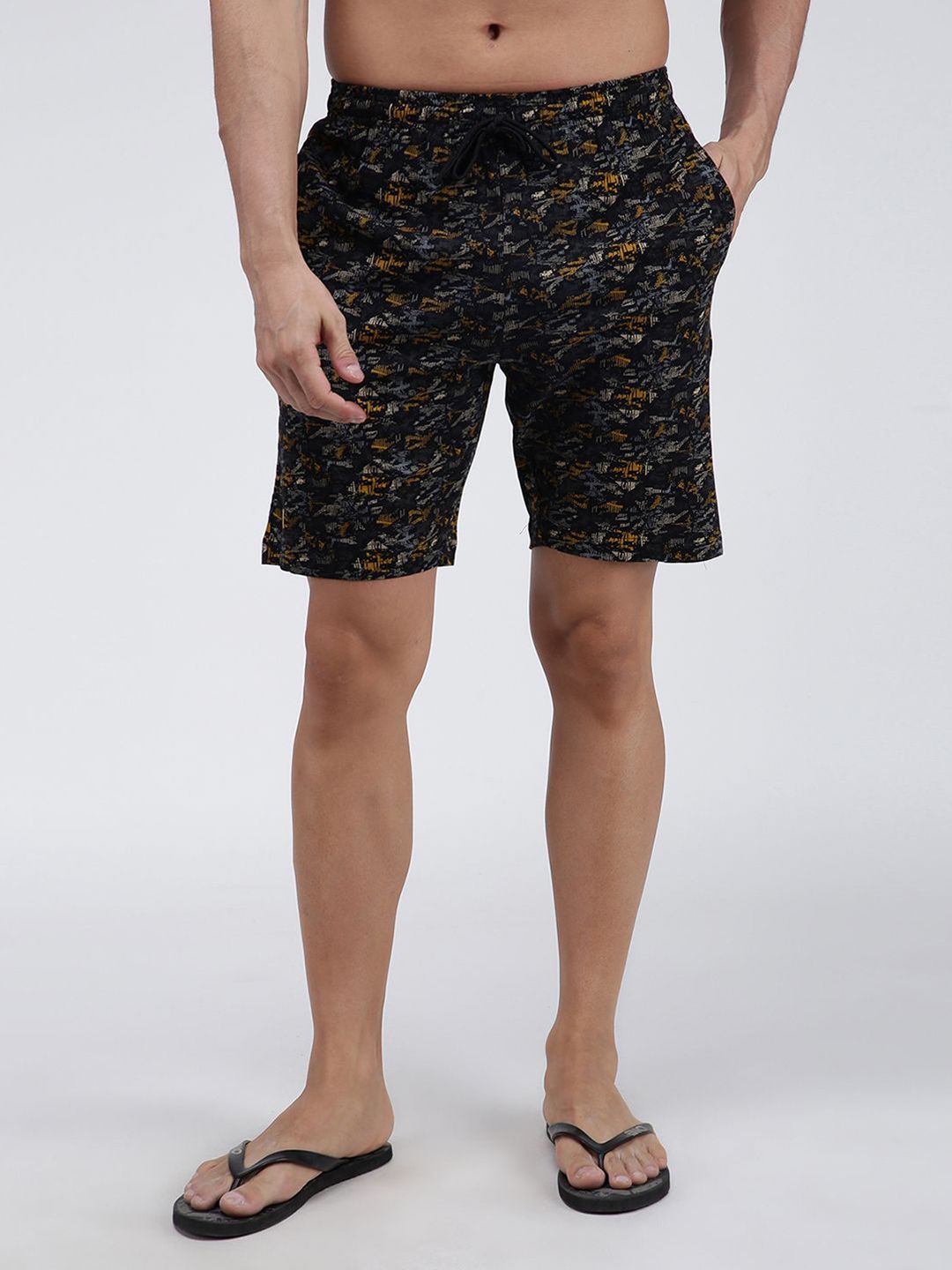 AMUL COMFY Men Printed Lounge Shorts