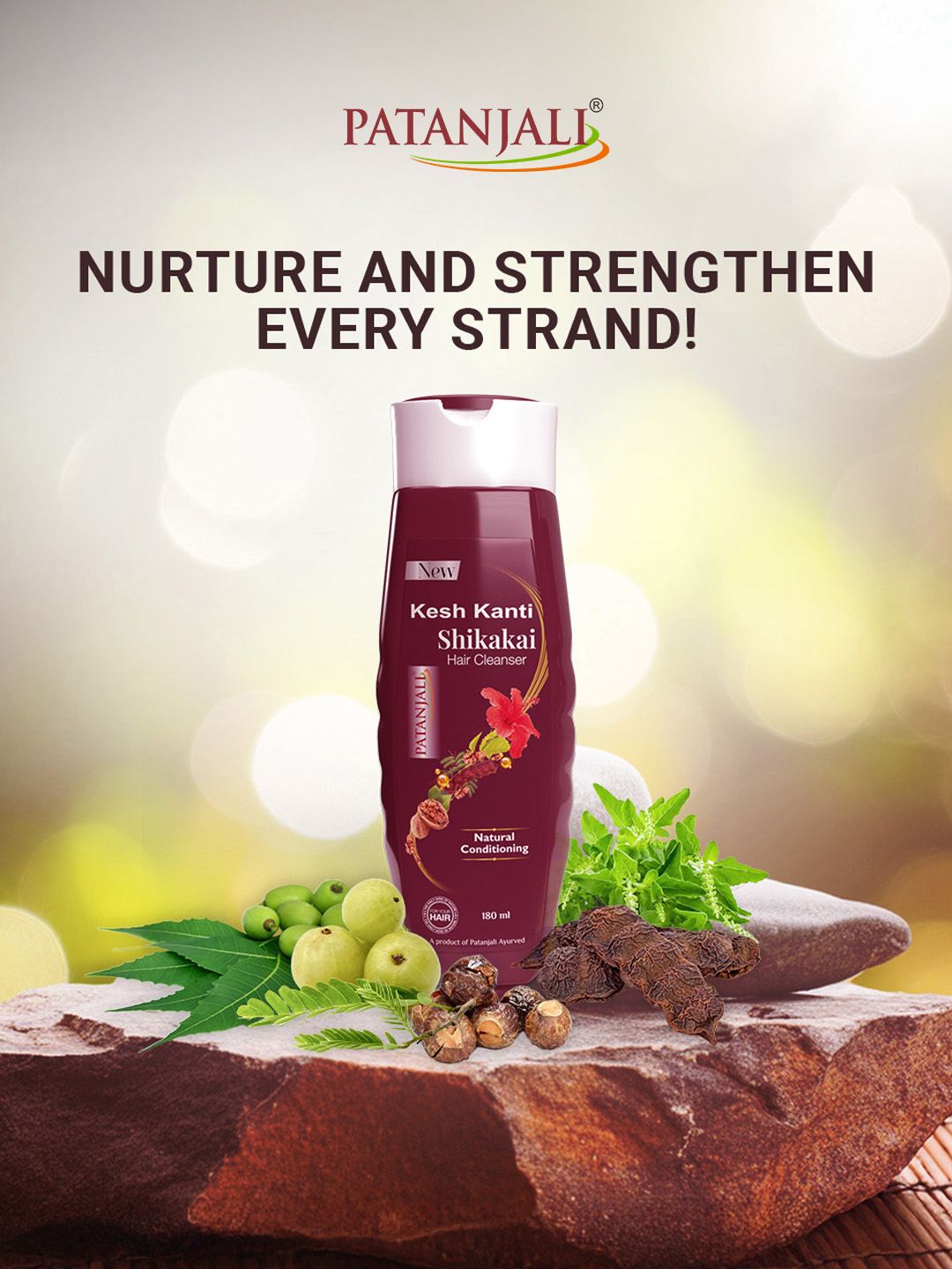 Buy Patanjali Kesh Kanti Shikakai Hair Cleanser with Bhringraj