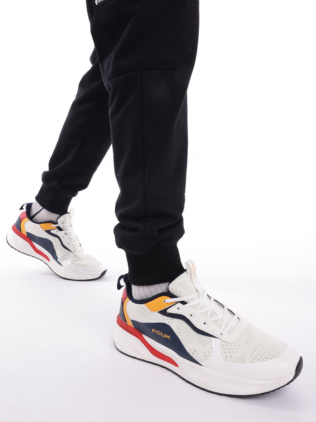 FCUK Men Colourblocked Walking Shoes