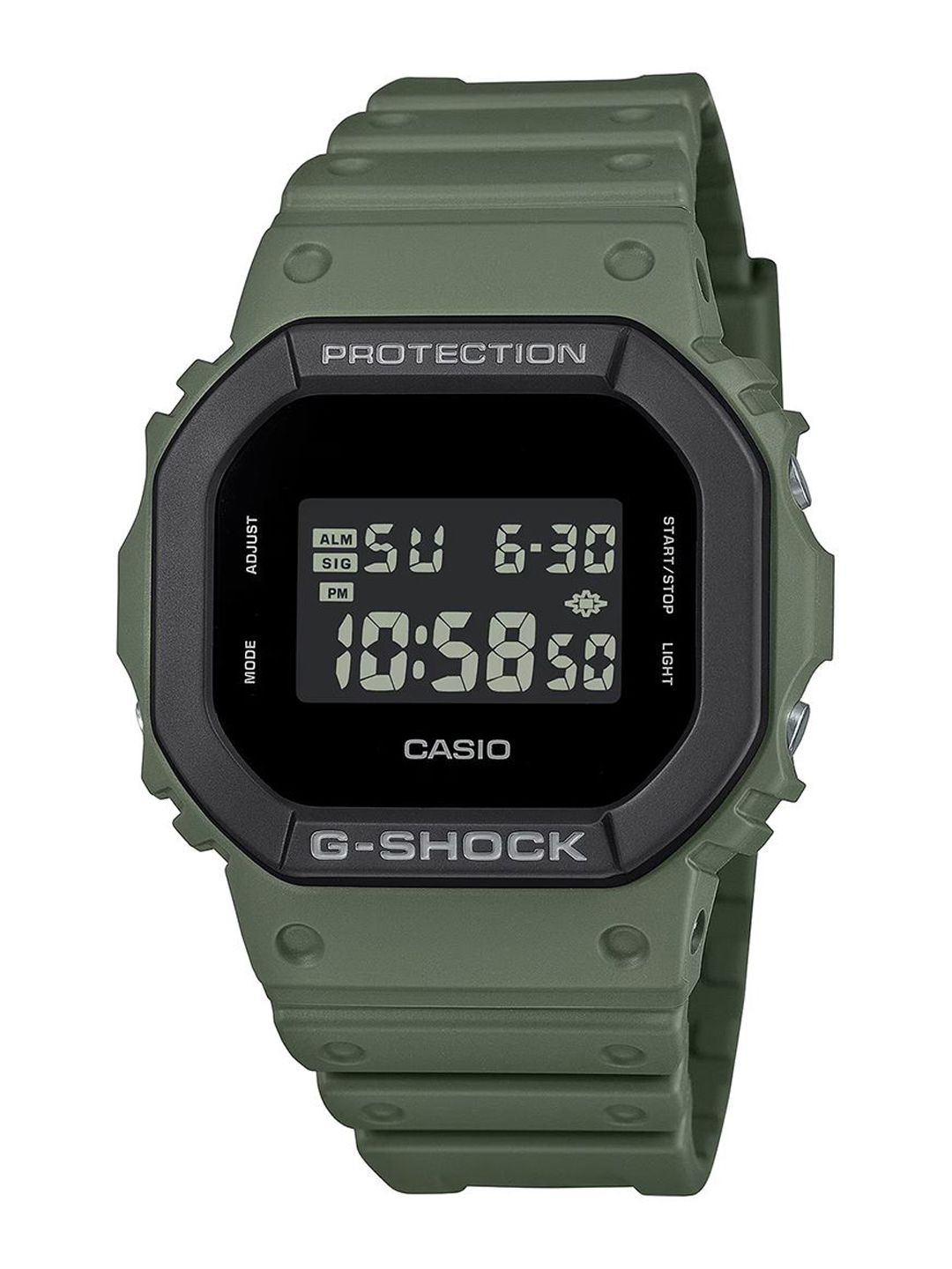 Buy CASIO Men G-Shock DW-5610SU-8DR Digital Dial Gray Resin Strap