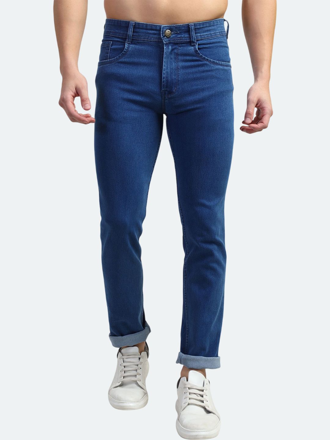 Plounge Men High-Rise Stretchable Jeans
