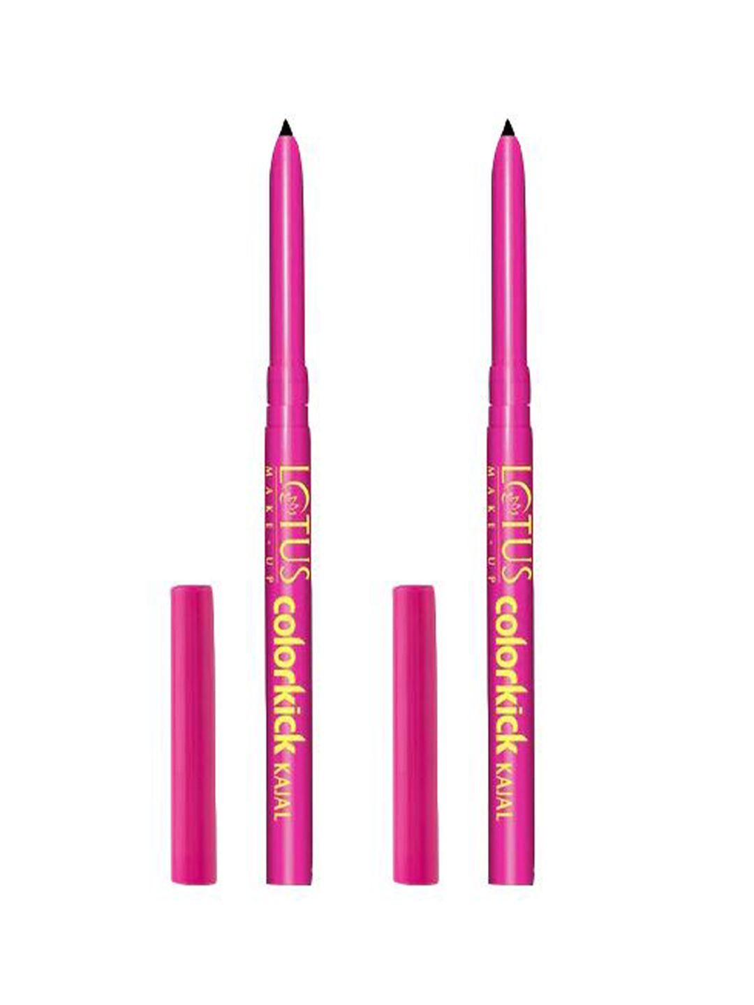 LOTUS Make-up LOTUS Make-up Set Of 2 ColorKick Intense Color kajal - Black