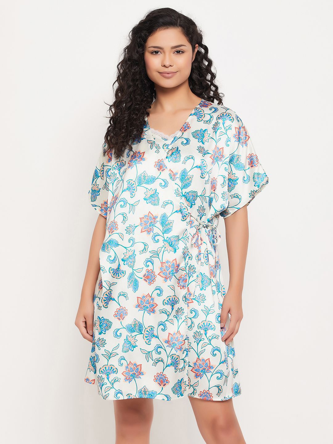 Clovia Printed Nightdress