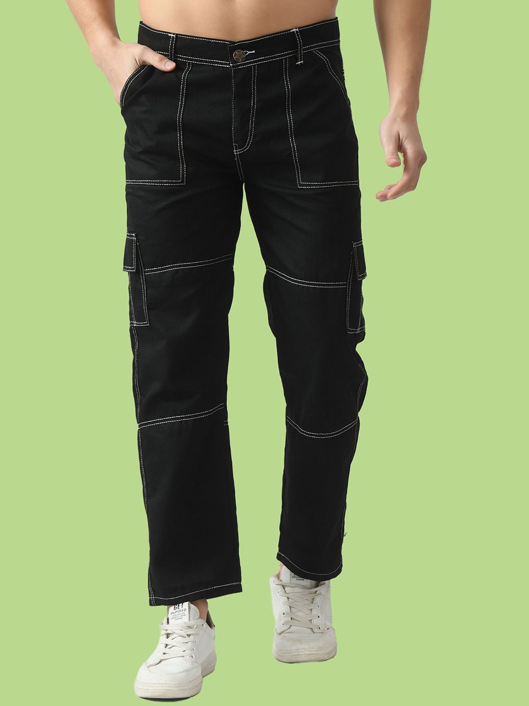 COMFITS Men Classic Low Distress Stretchable Jeans