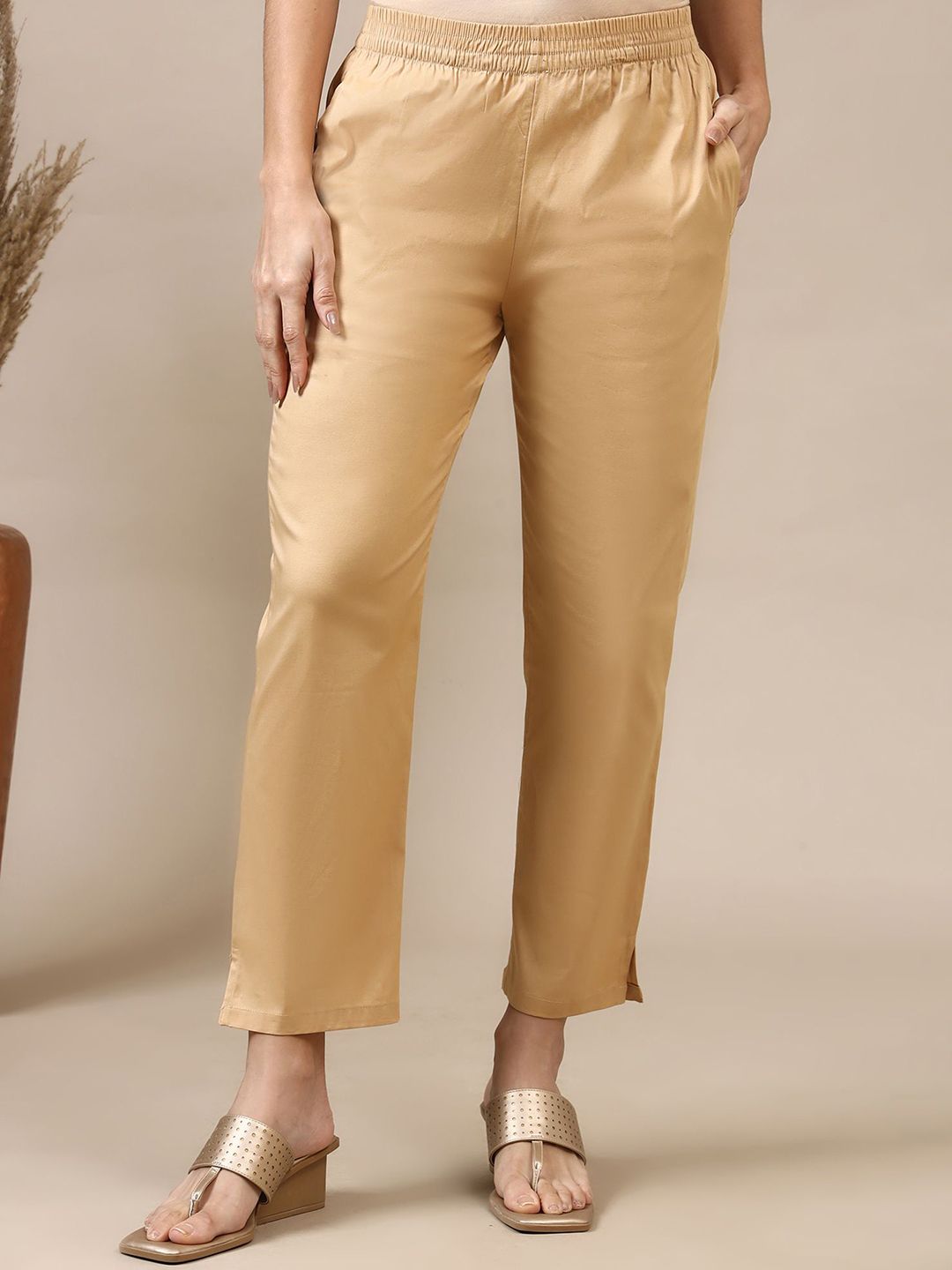 AURELIA Women Slim Fit Trousers