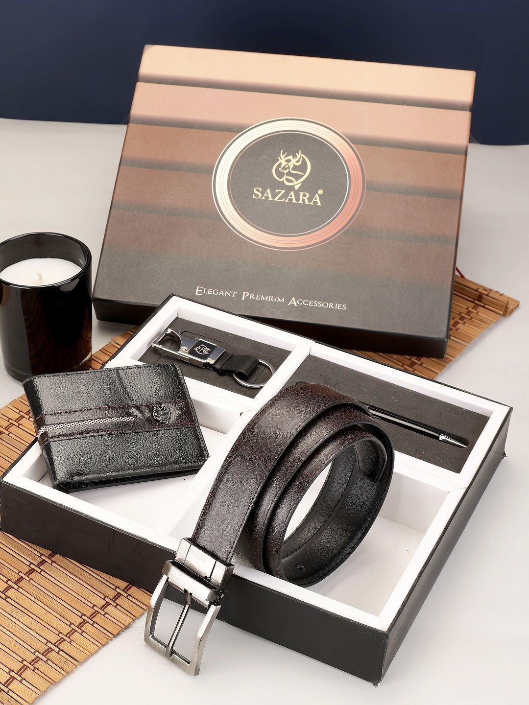 Buy SAZARA Men Accessory Gift Set of - Accessory Gift Set for Men