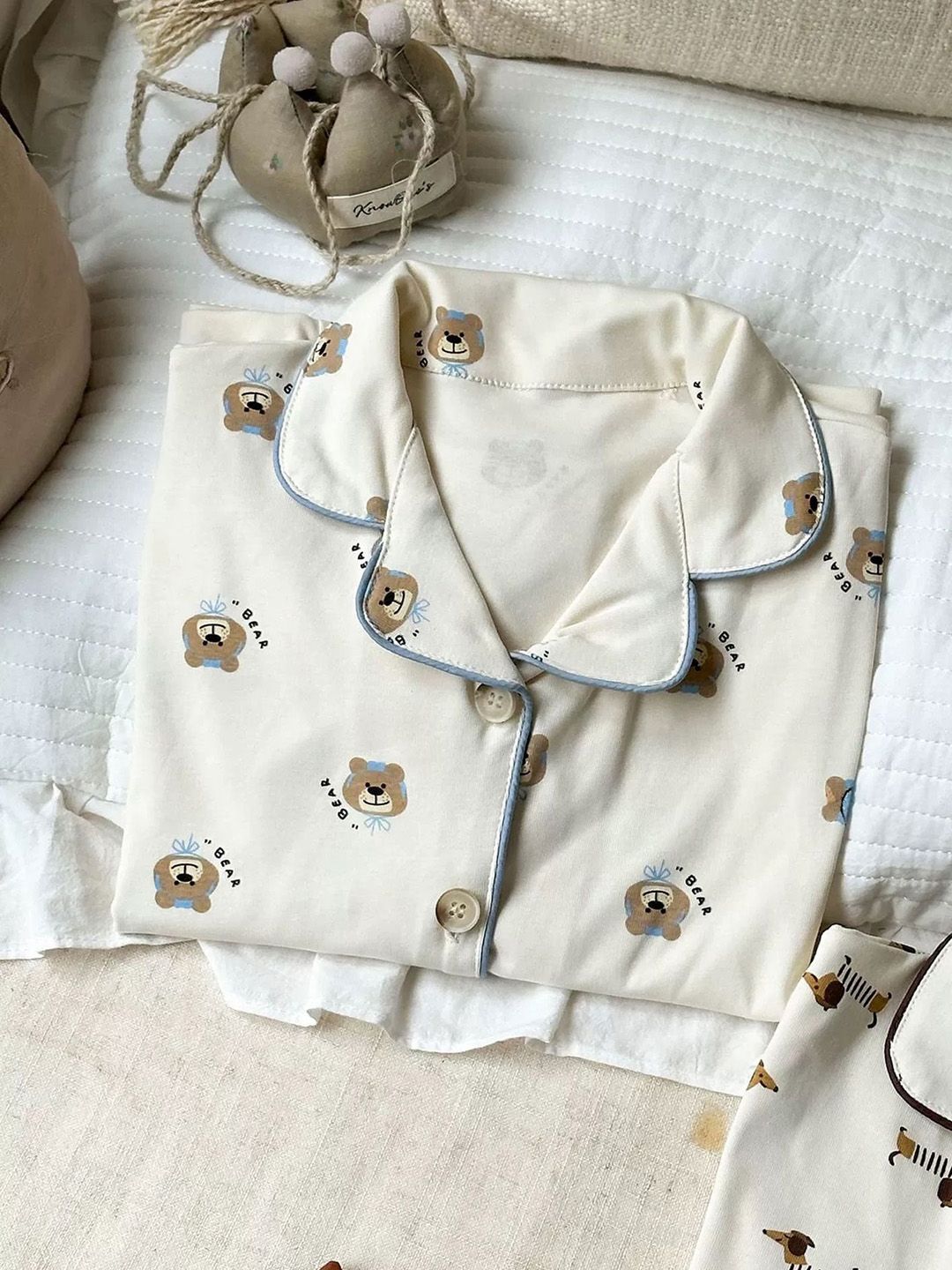 LULU & SKY Unisex Kids Printed Night suit