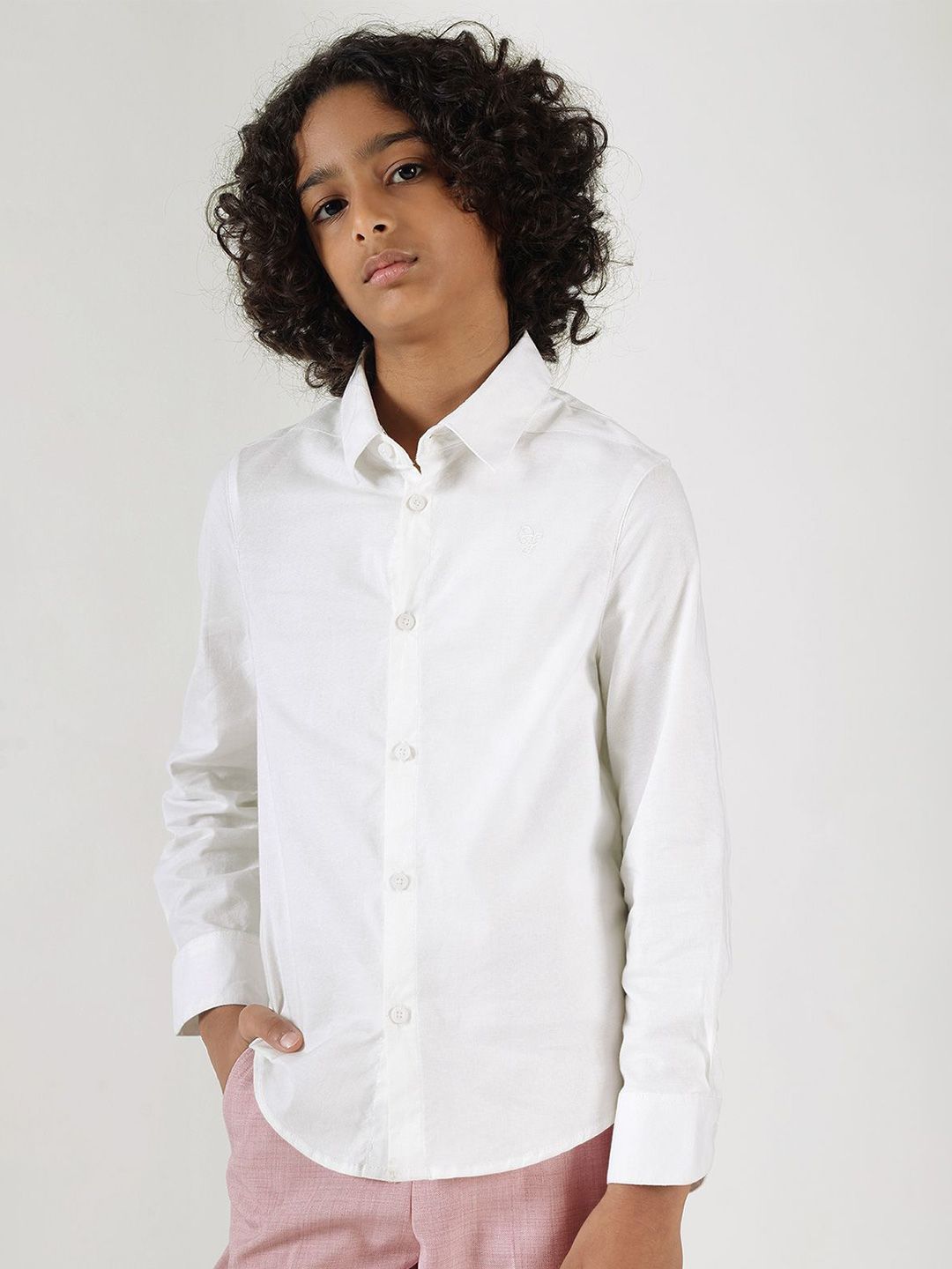 One Friday Boys Comfort Opaque Casual Shirt