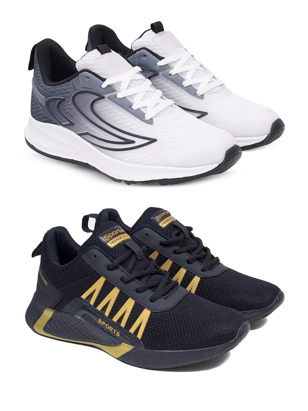 DRACKFOOT Men Running Non-Marking Shoes
