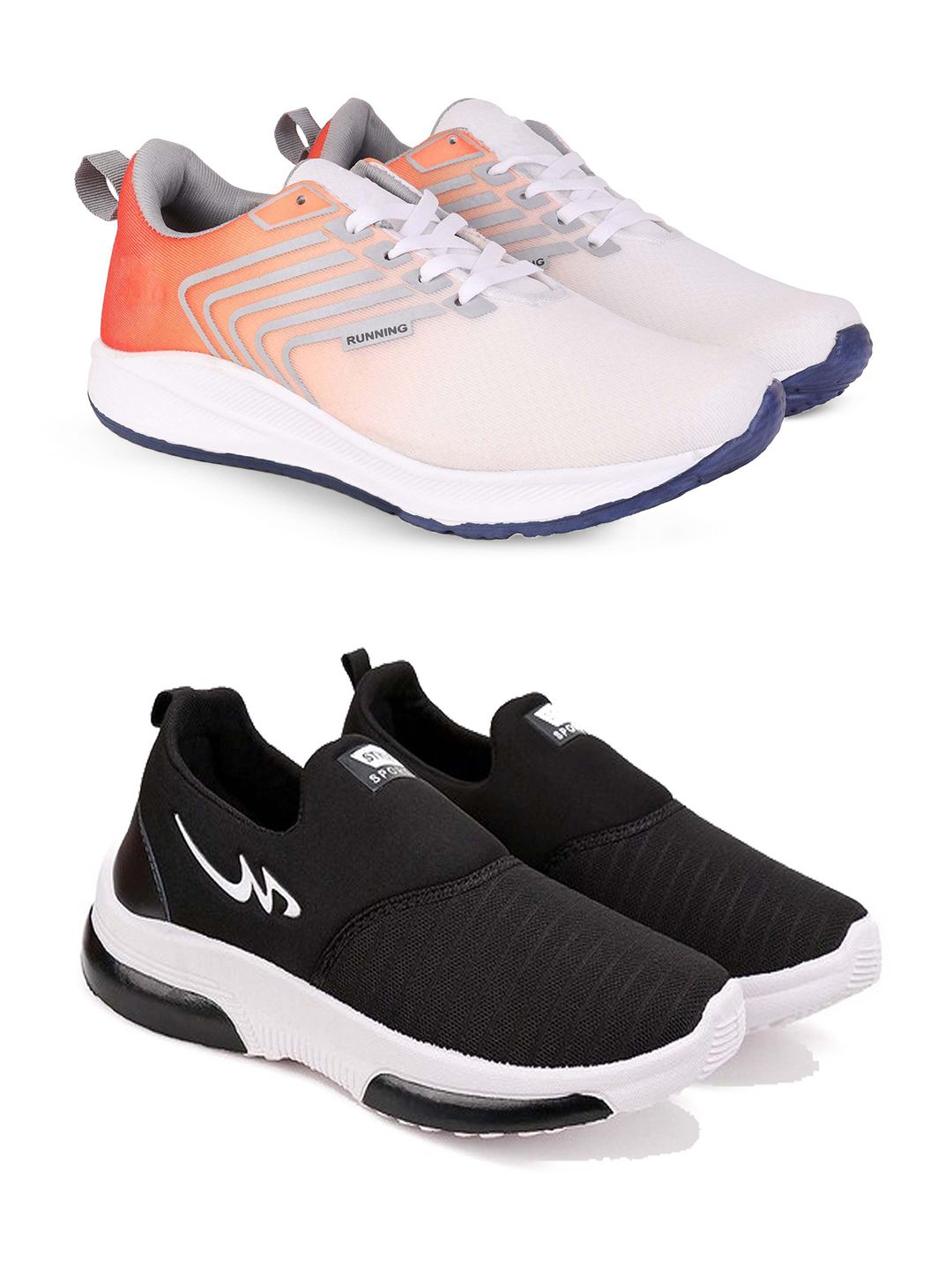 DRACKFOOT Men Running Non-Marking Shoes