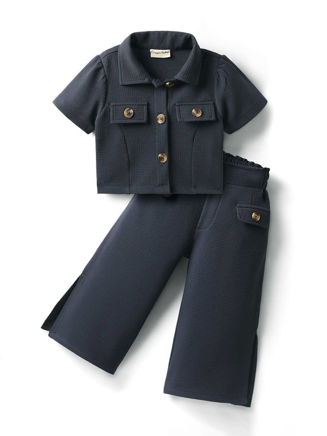 CrayonFlakes Girls Shirt with Palazzos