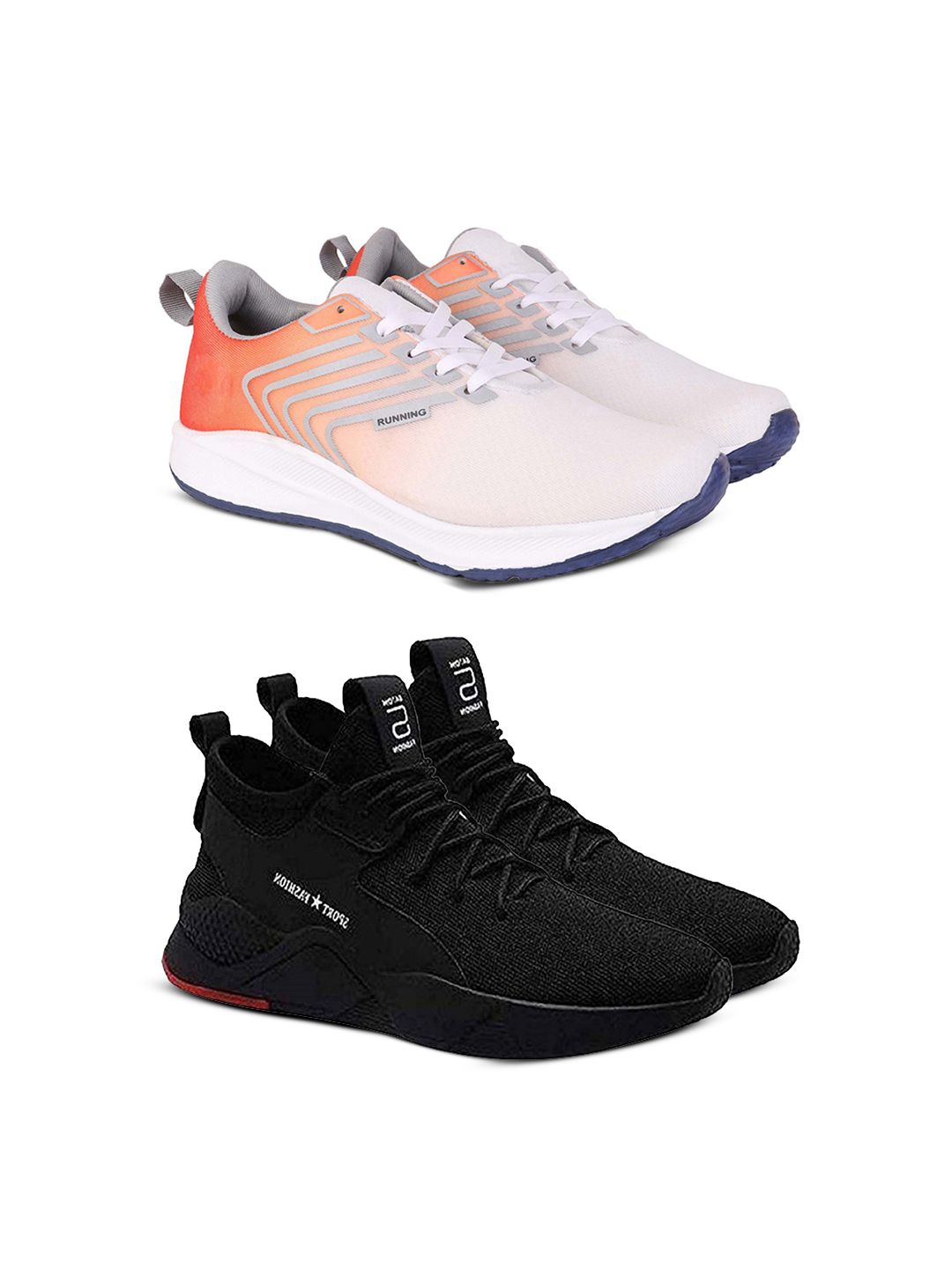 DRACKFOOT Men Running Non-Marking Shoes