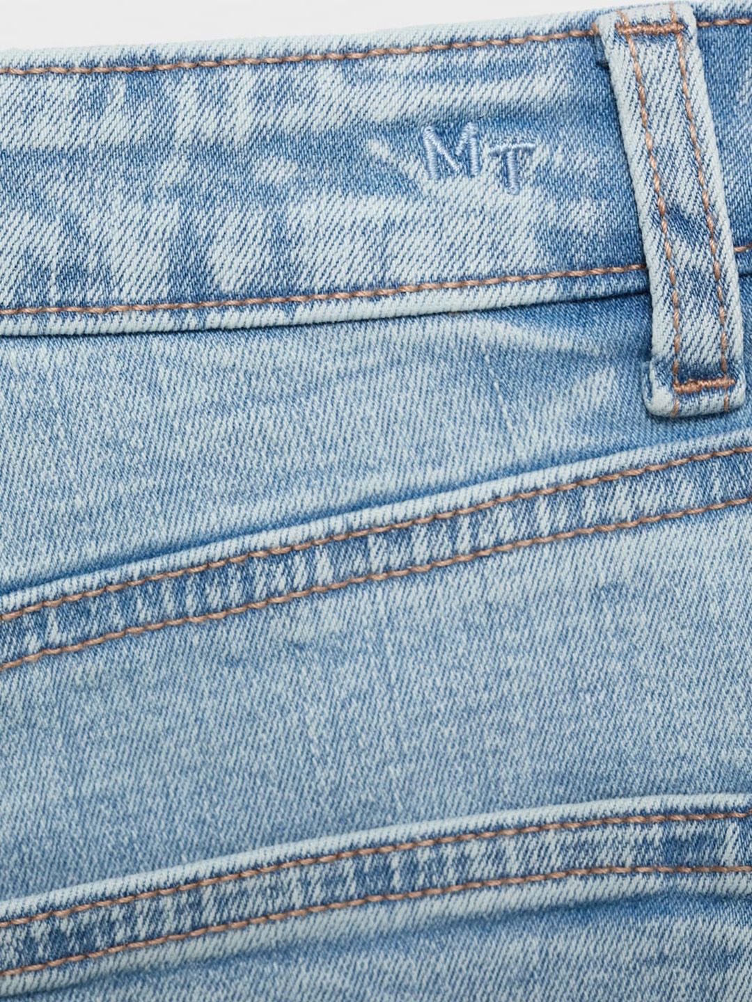 Frayed Denim Shorts