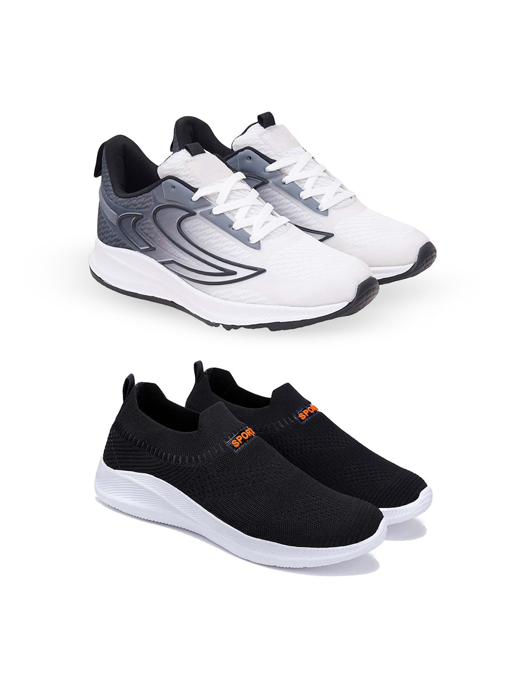 DRACKFOOT Men Running Non-Marking Shoes