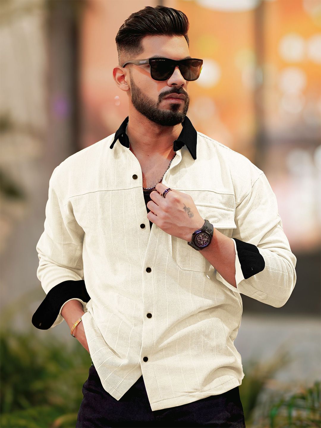 Maniac Men Comfort Casual Shirt