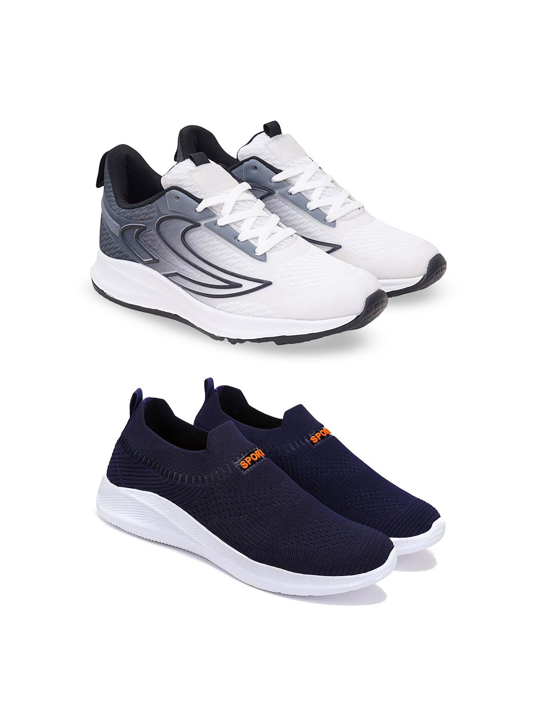DRACKFOOT Men Running Non-Marking Shoes