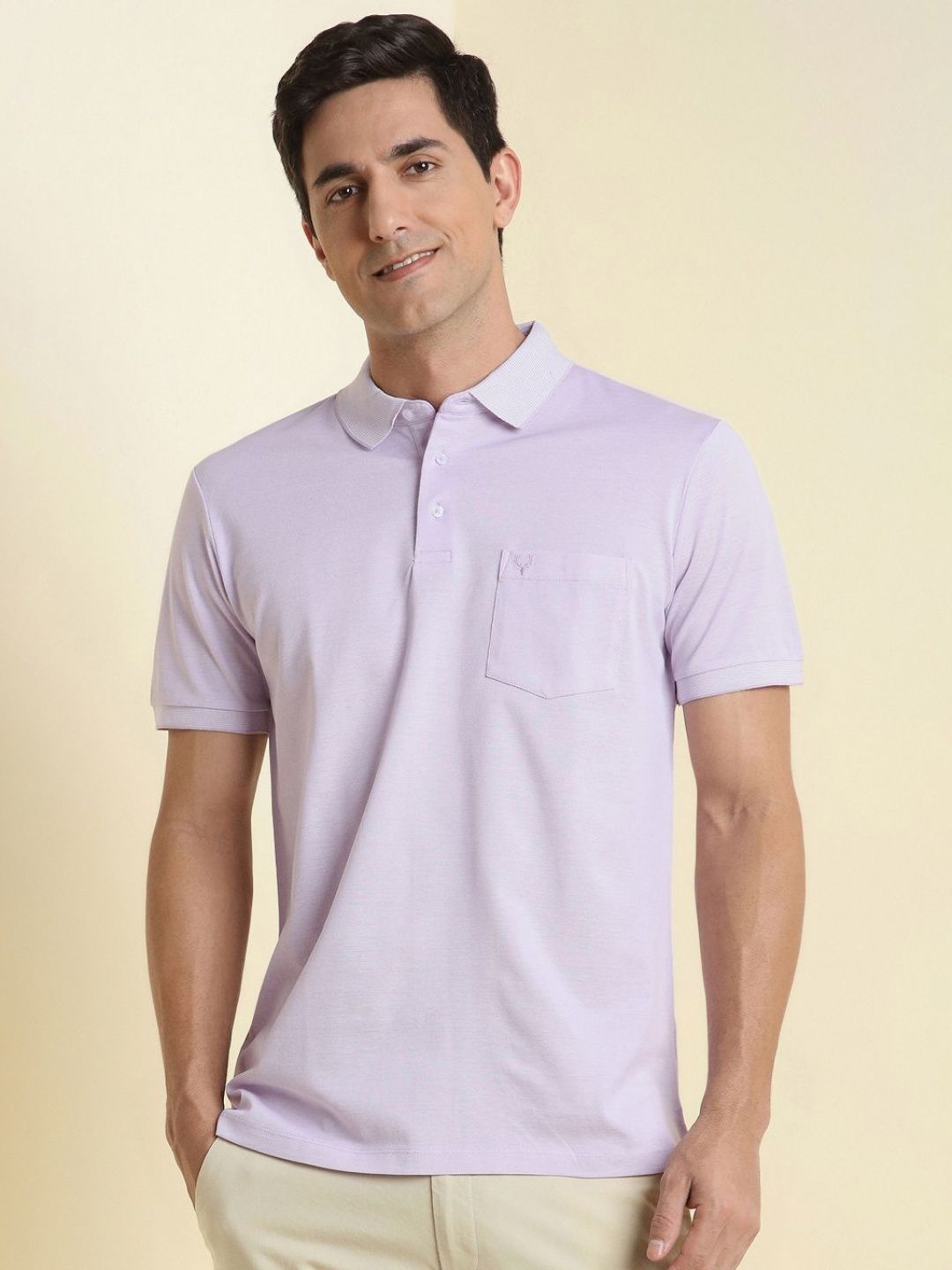 Allen Solly Polo Collar Pure Cotton T-shirt