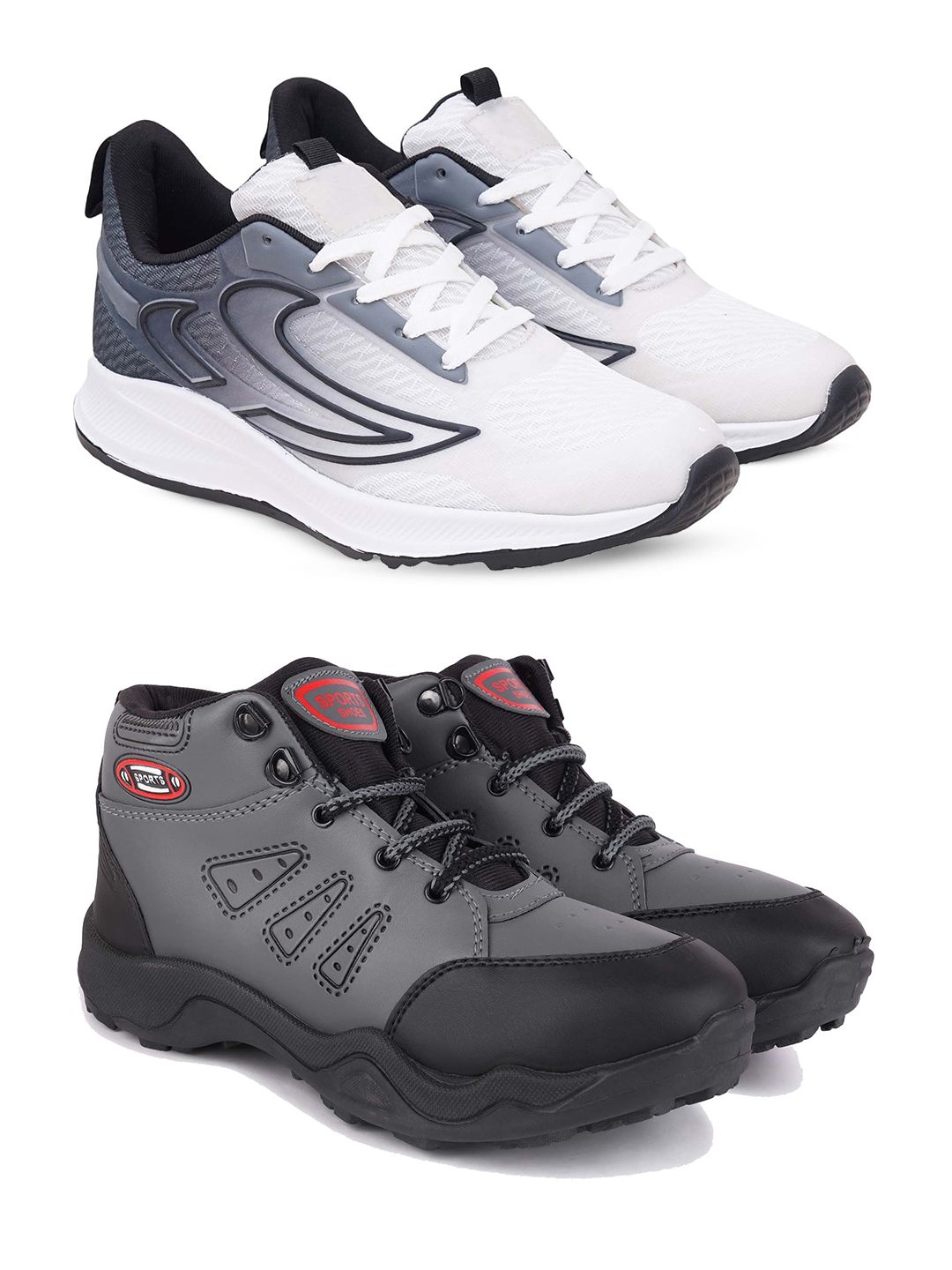 DRACKFOOT Men Running Non-Marking Shoes