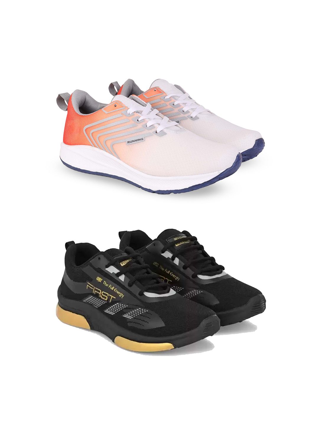 DRACKFOOT Men Running Non-Marking Shoes