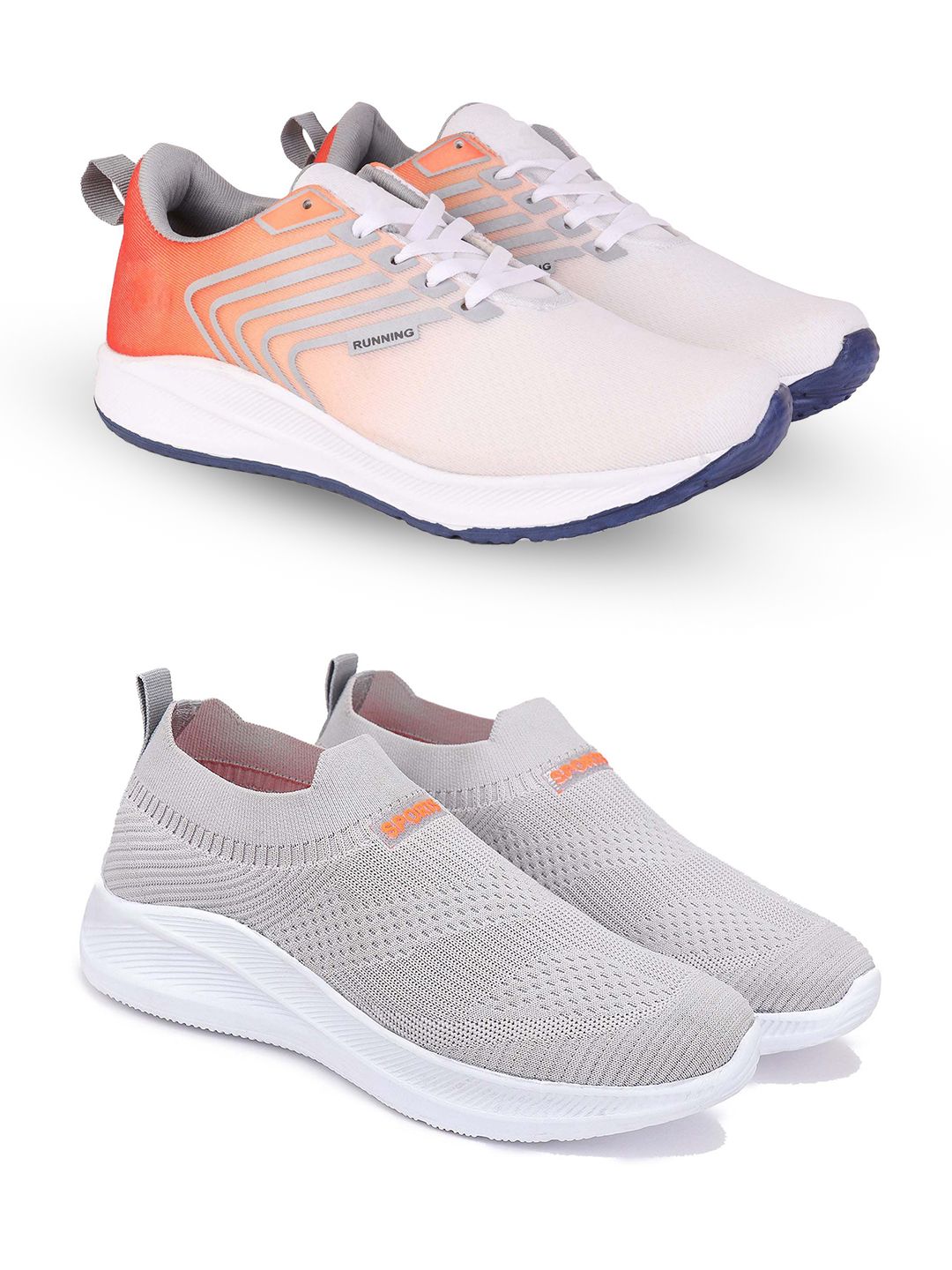 DRACKFOOT Men Running Non-Marking Shoes