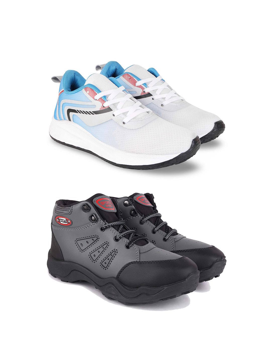 DRACKFOOT Men Running Non-Marking Shoes