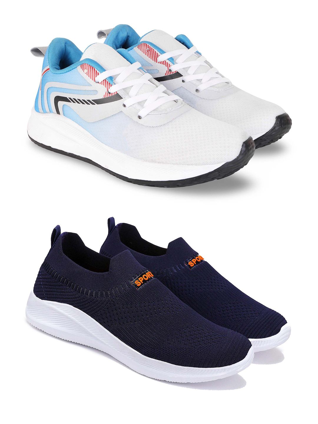 DRACKFOOT Men Running Non-Marking Shoes