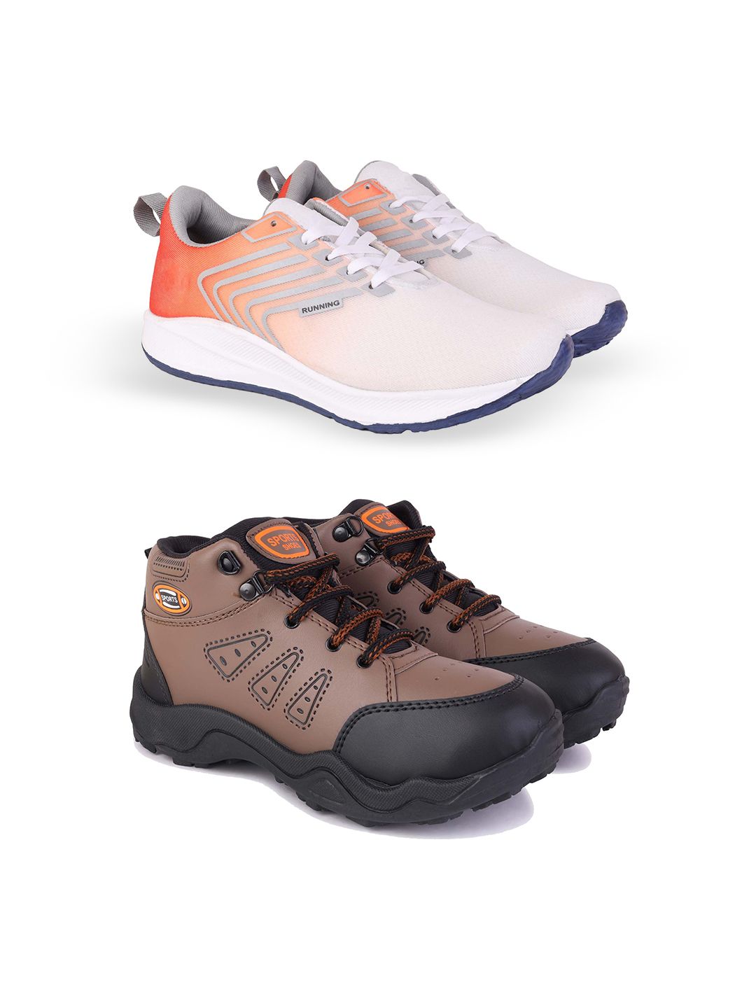 DRACKFOOT Men Running Non-Marking Shoes