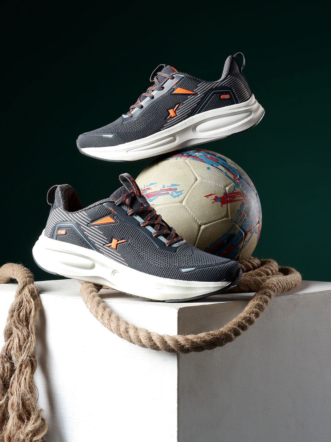 Sparx Men Mesh Lace-up Sports Shoes