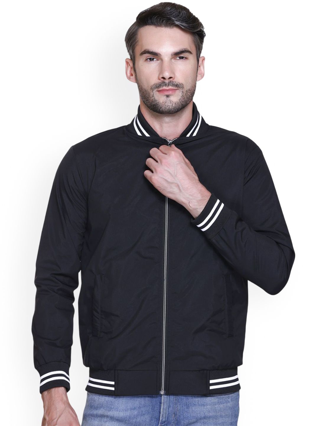 SANHOK Men Lightweight Bomber Jacket