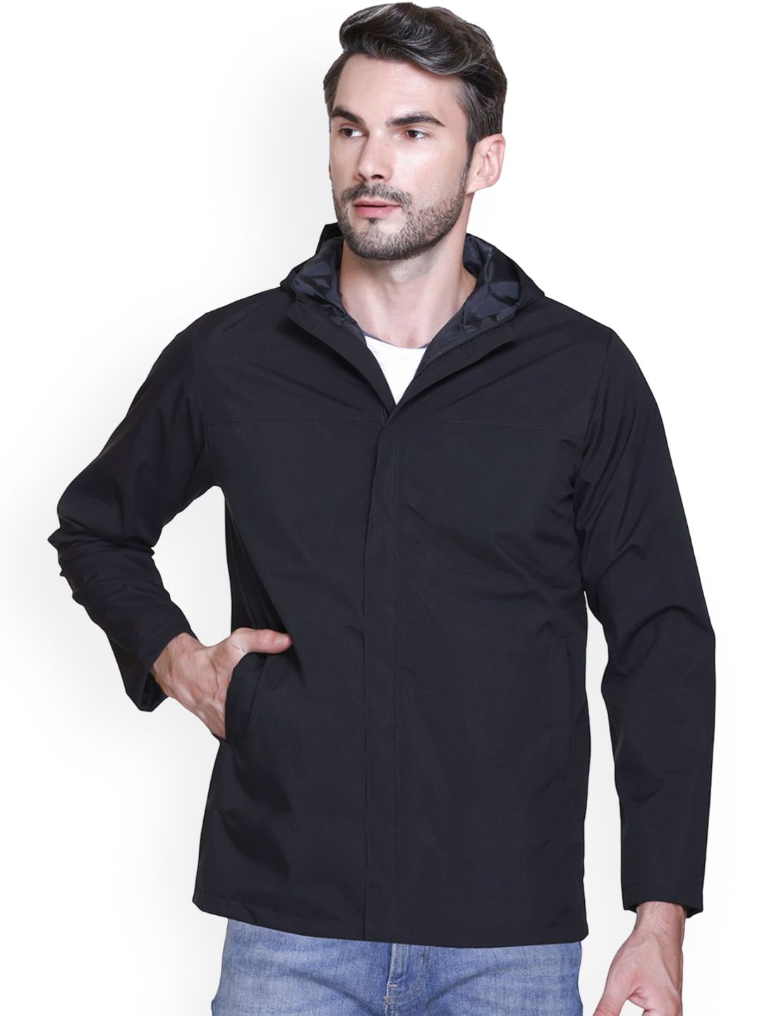 SANHOK Men Lightweight Denim Jacket