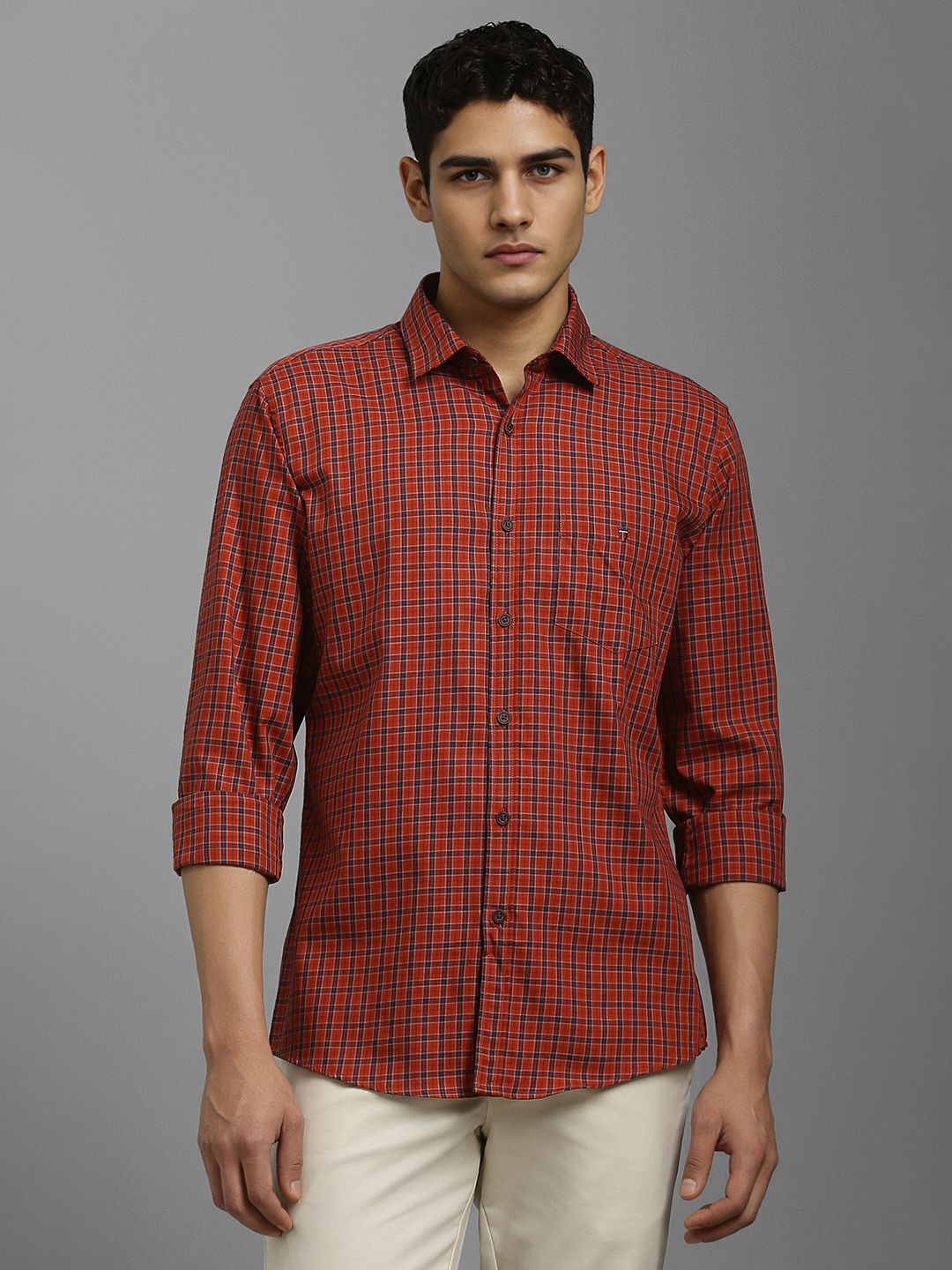 Louis Philippe Sport Louis Philippe Sport Men Slim Fit Checked Casual Shirt