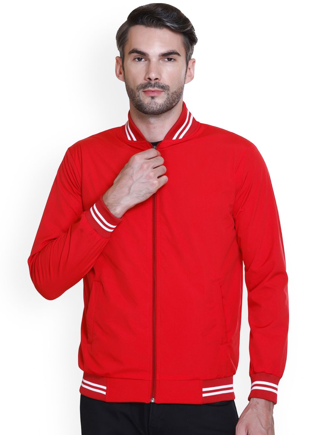 SANHOK Men Lightweight Bomber Jacket
