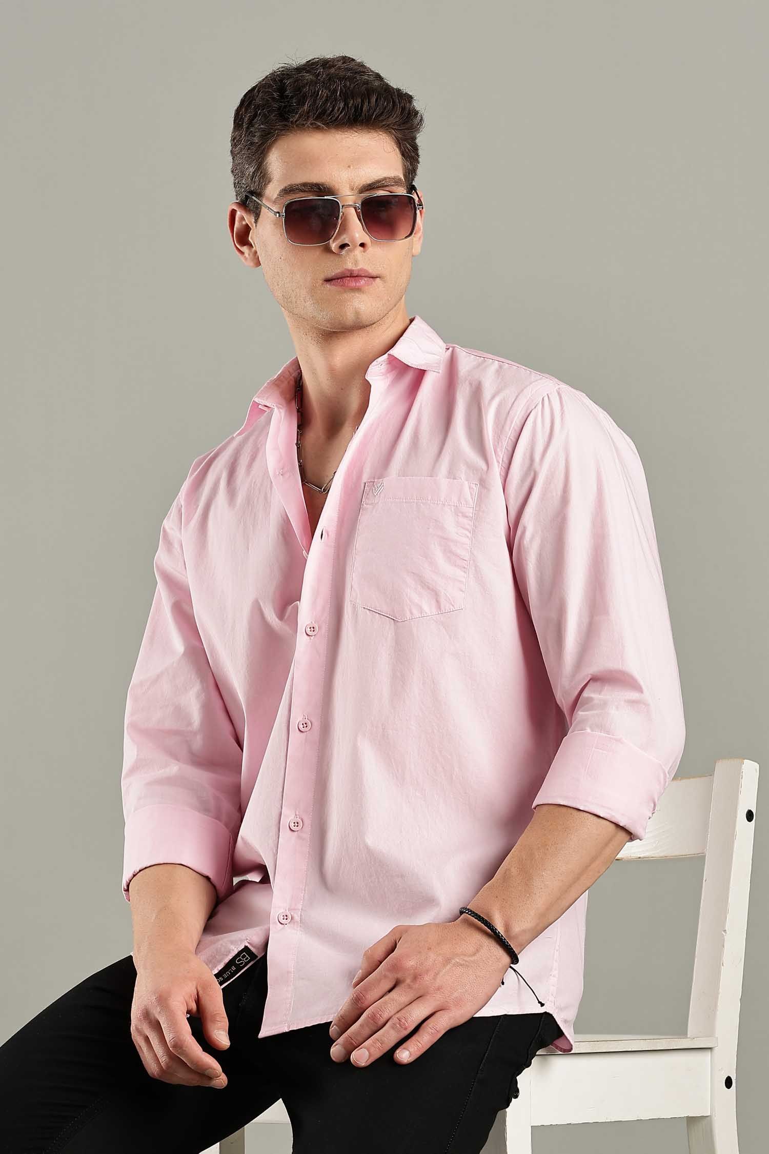 BS BLUE SQUAD Men Slim Fit Casual Shirt