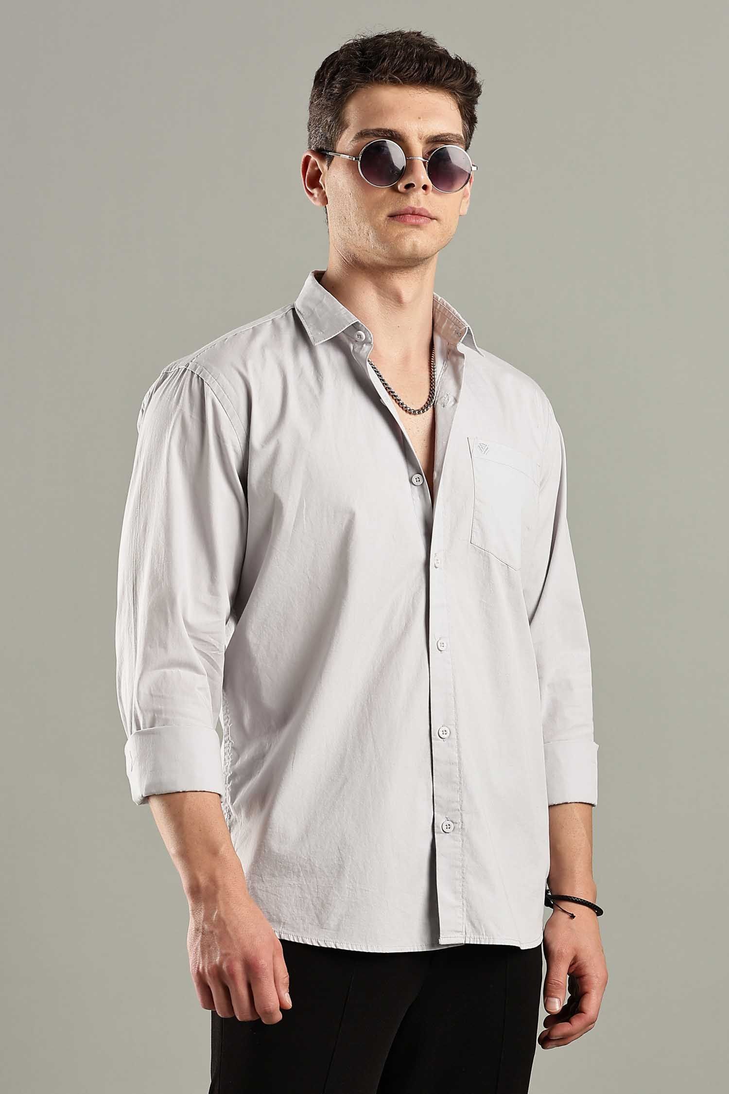 BS BLUE SQUAD Men Slim Fit Casual Shirt