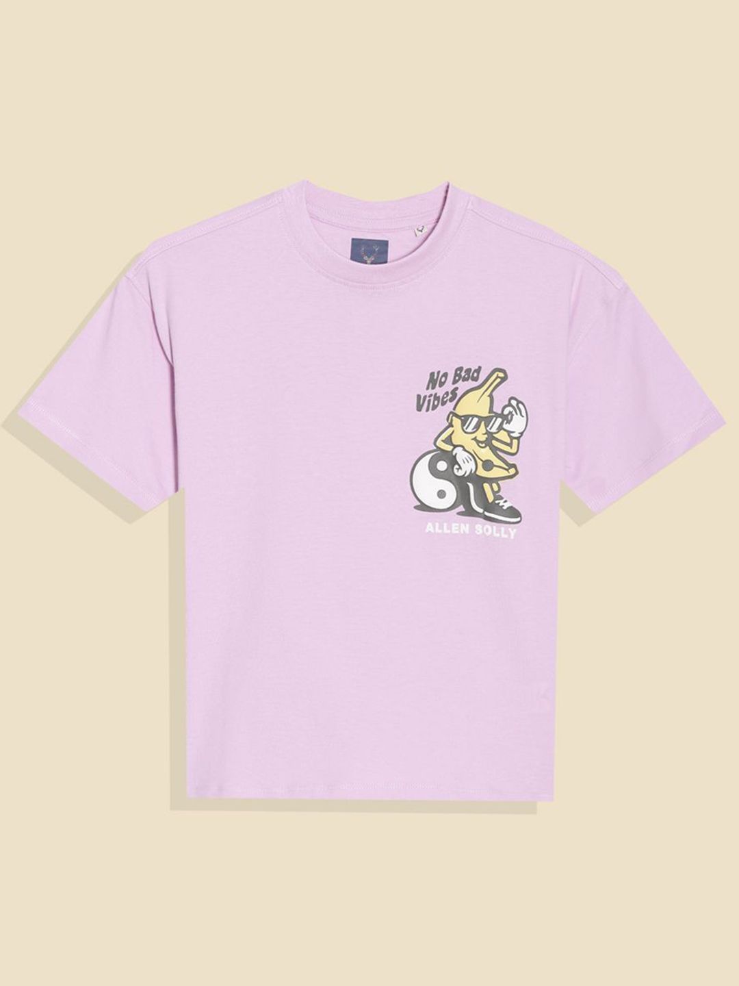 Allen Solly Junior Boys Printed Round Neck Regular Sleeves T-Shirt