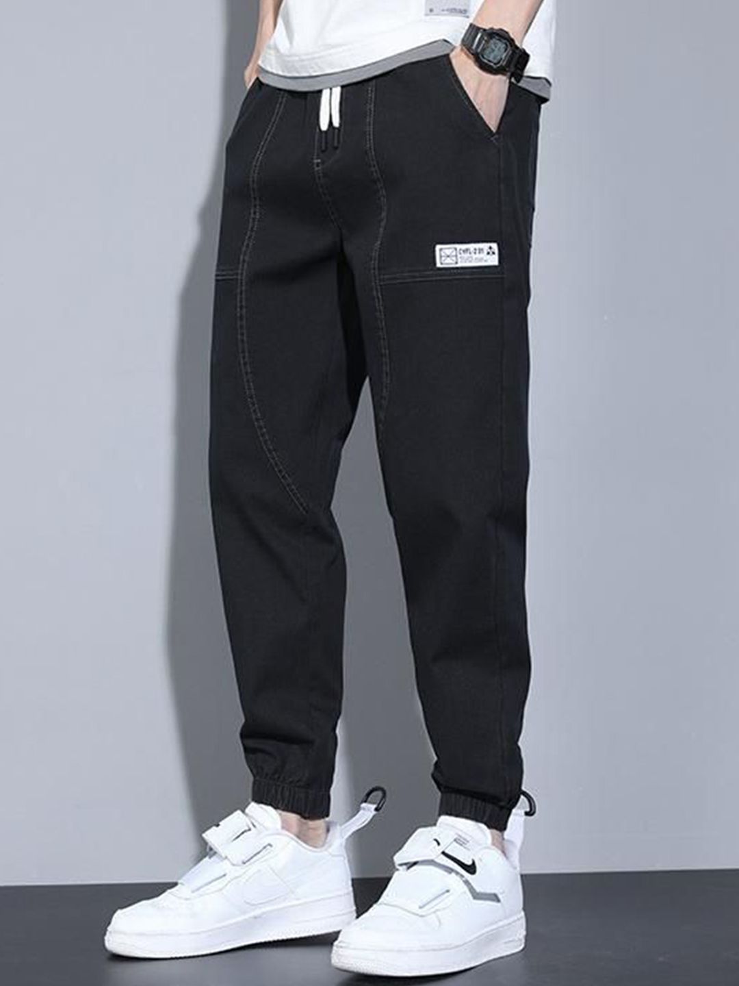 HERE&NOW Men Regular Fit Mid-Rise Low Distress Jeans