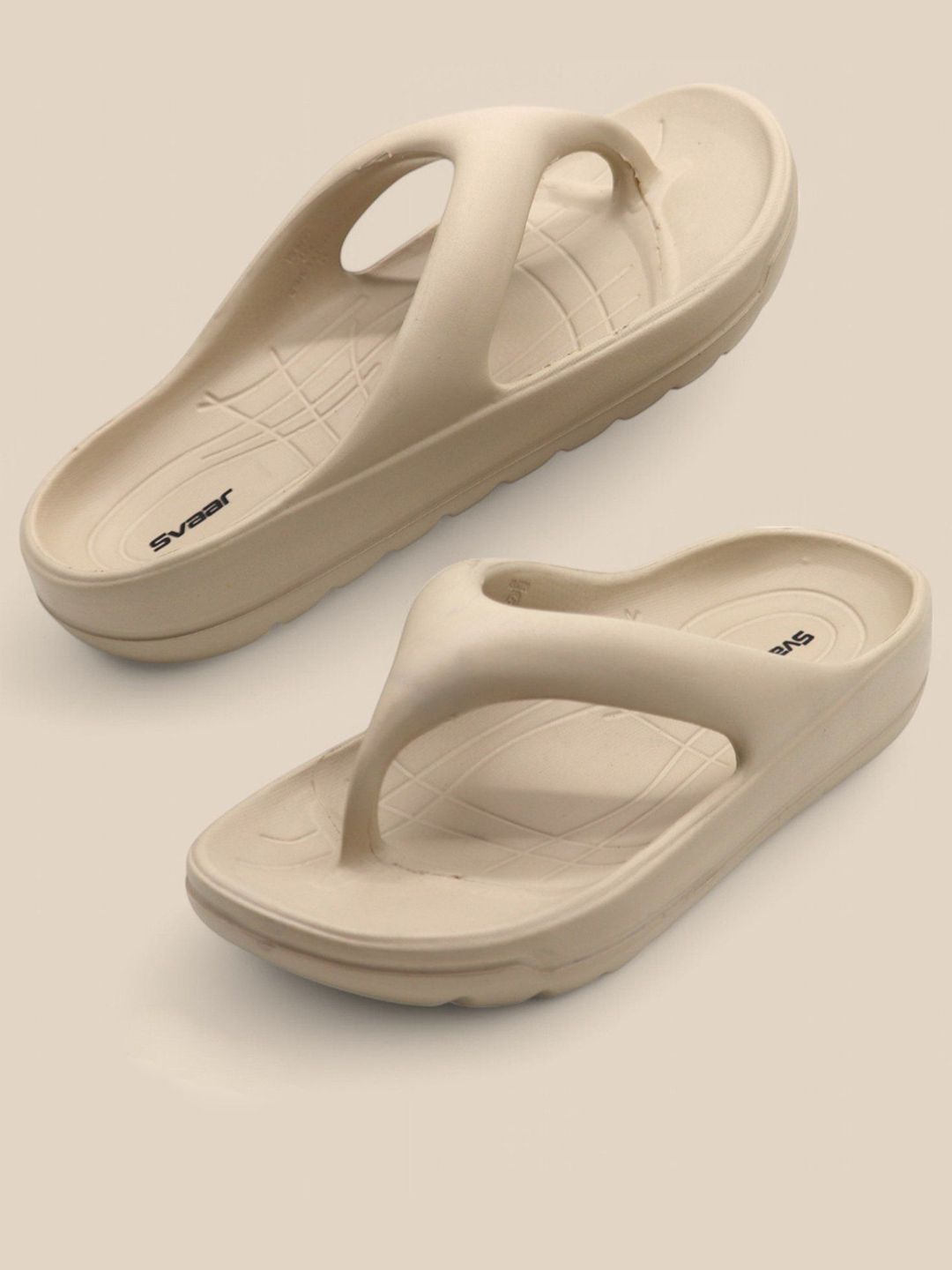 Svaar Men Self Design EVA Thong Flip-Flops