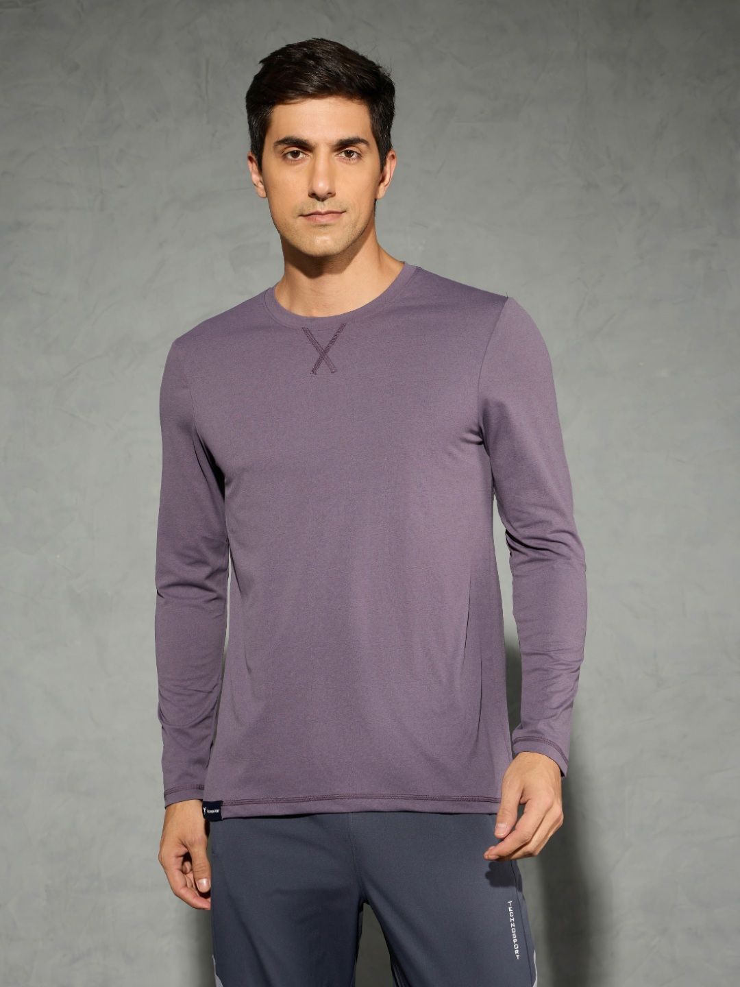 Technosport Antimicrobial Slim Fit Round Neck Sports T-shirt With Cotflex