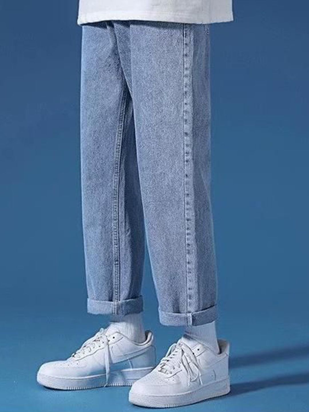 HERE&NOW Men Straight Fit Mid-Rise  Jeans