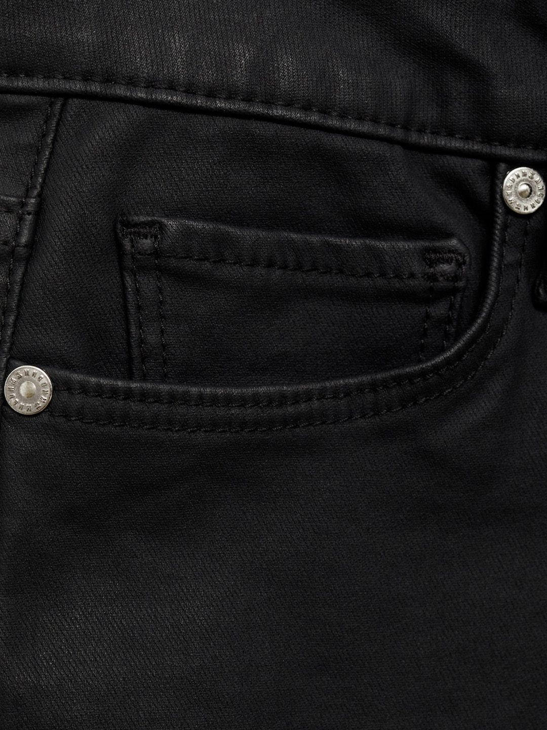 Waxed Skinny Fit Stretchable Jeans