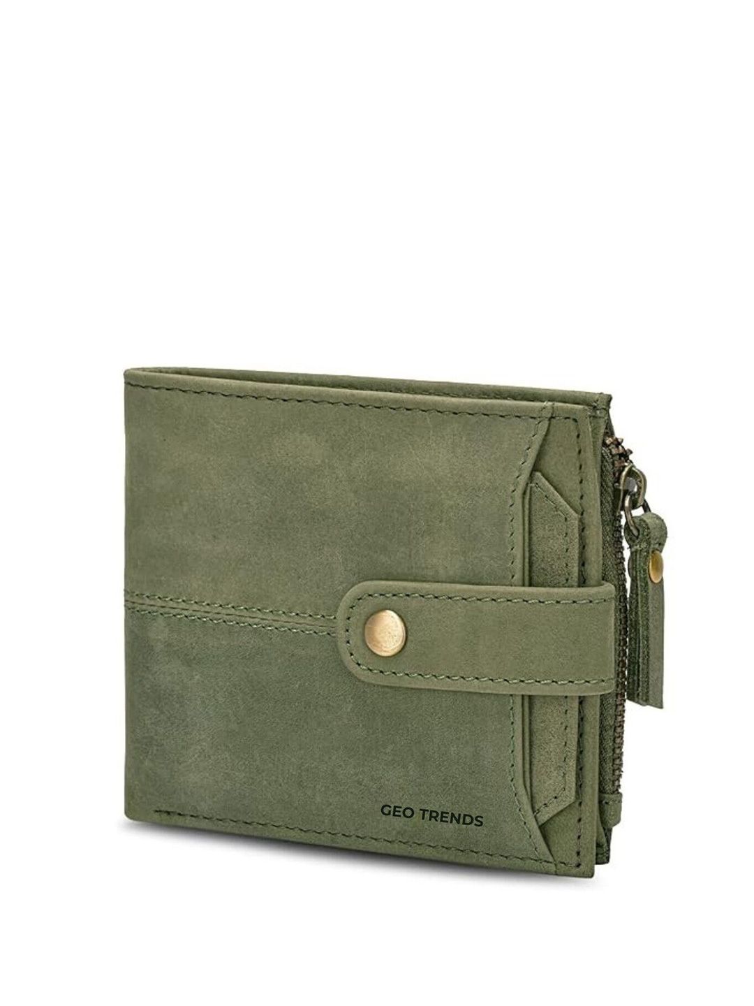 GEO TRENDS Men Leather Two Fold Wallet