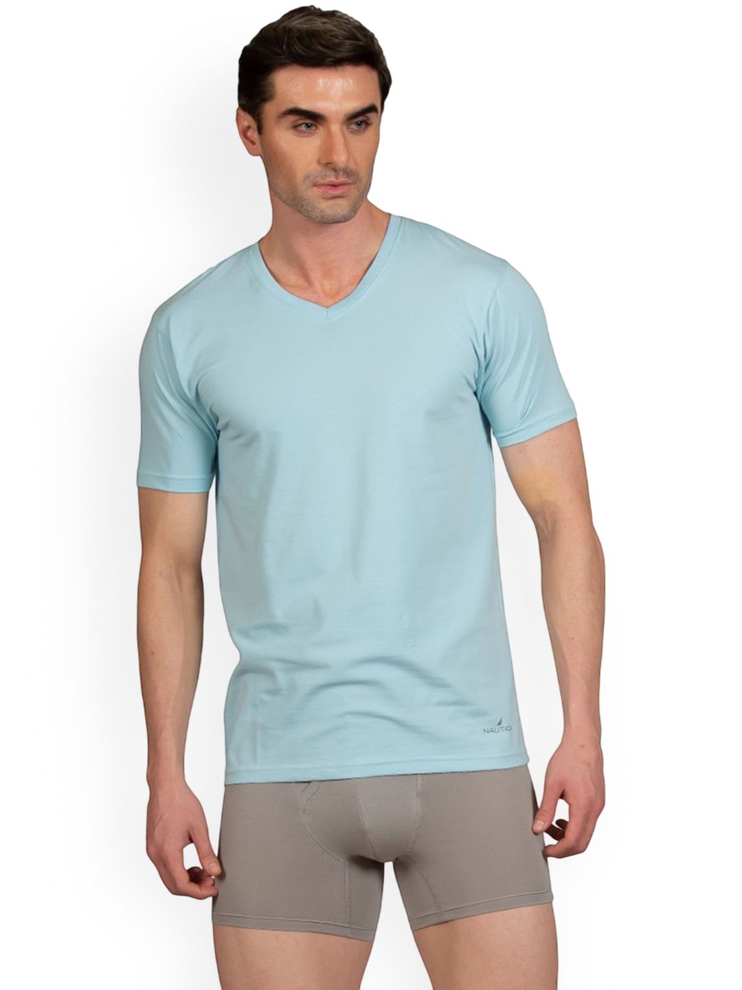 Nautica Men Round Neck Lounge T-Shirt