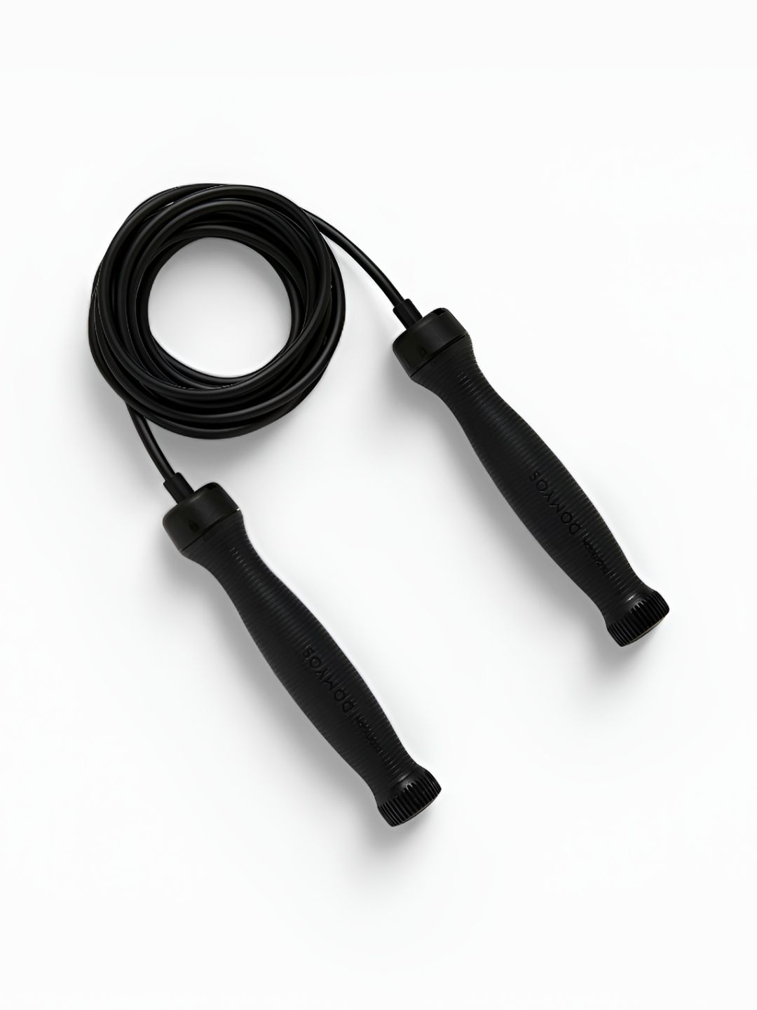 Decathlon Decathlon Domyos - Unisex Black Rolling Efficiency Skipping Rope