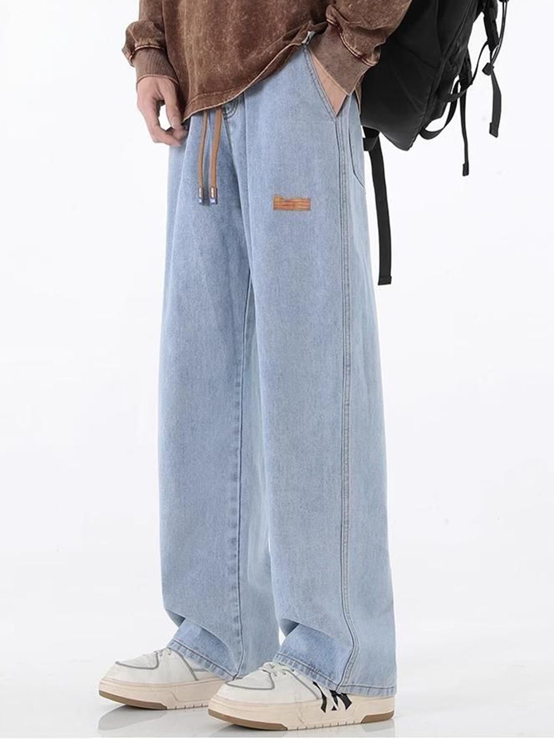 HERE&NOW Men Cotton Straight Fit Mid-Rise Jeans