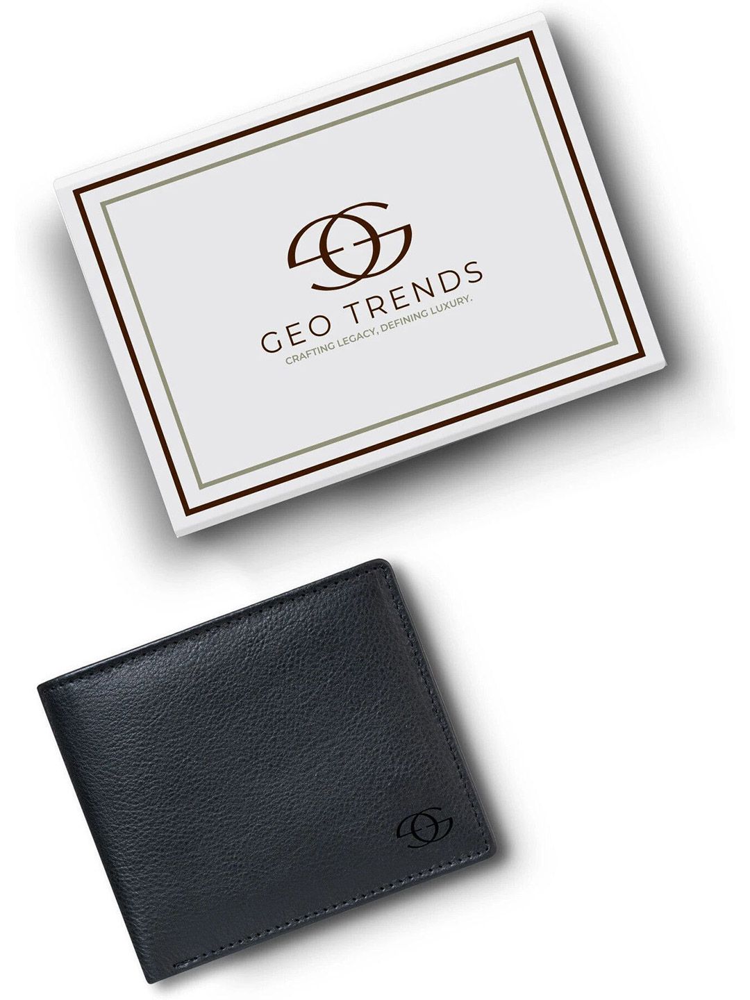 GEO TRENDS Men Leather Two Fold Wallet