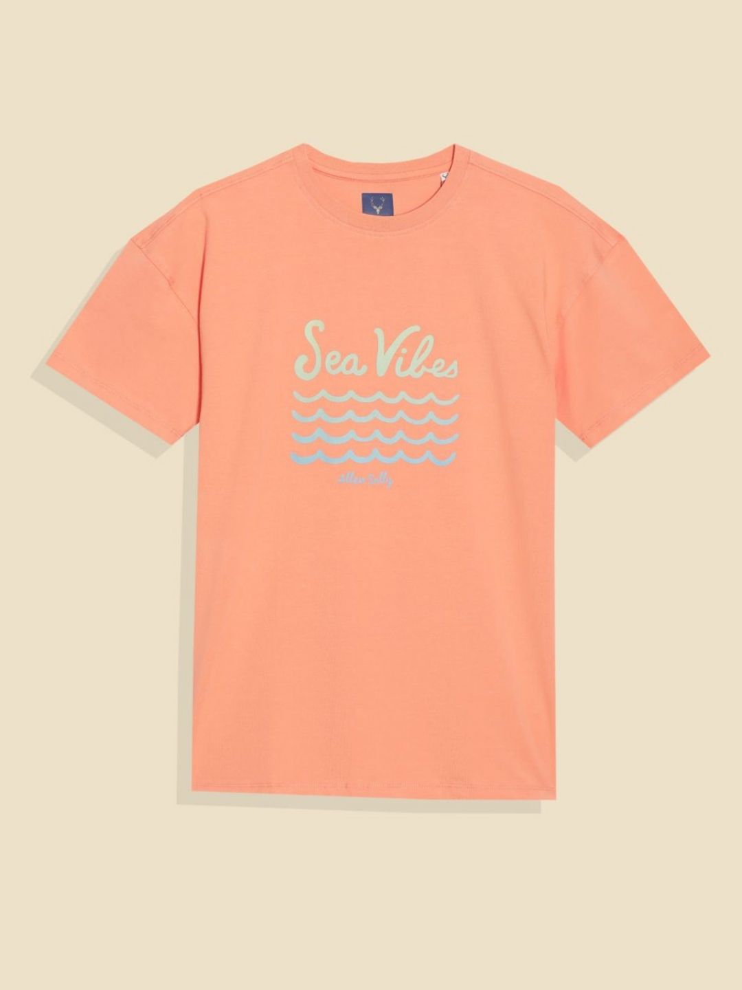 Allen Solly Junior Boys Typography Printed Applique T-shirt