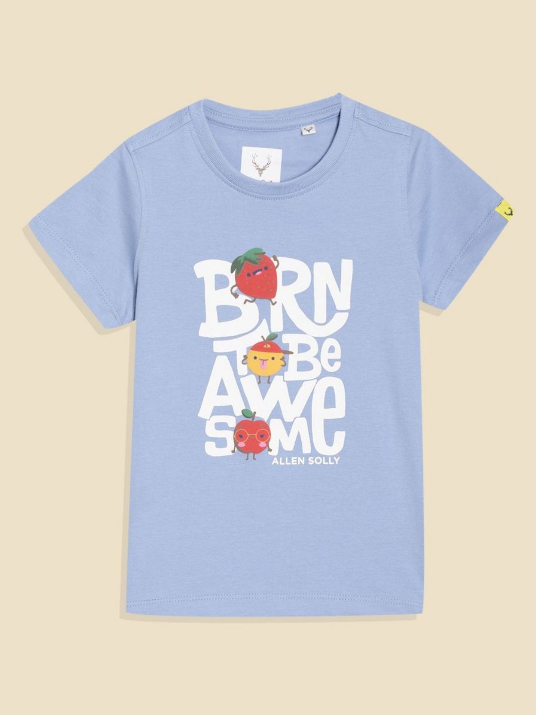 Allen Solly Junior Boys Typography Printed Round Neck Regular Sleeves T-Shirt
