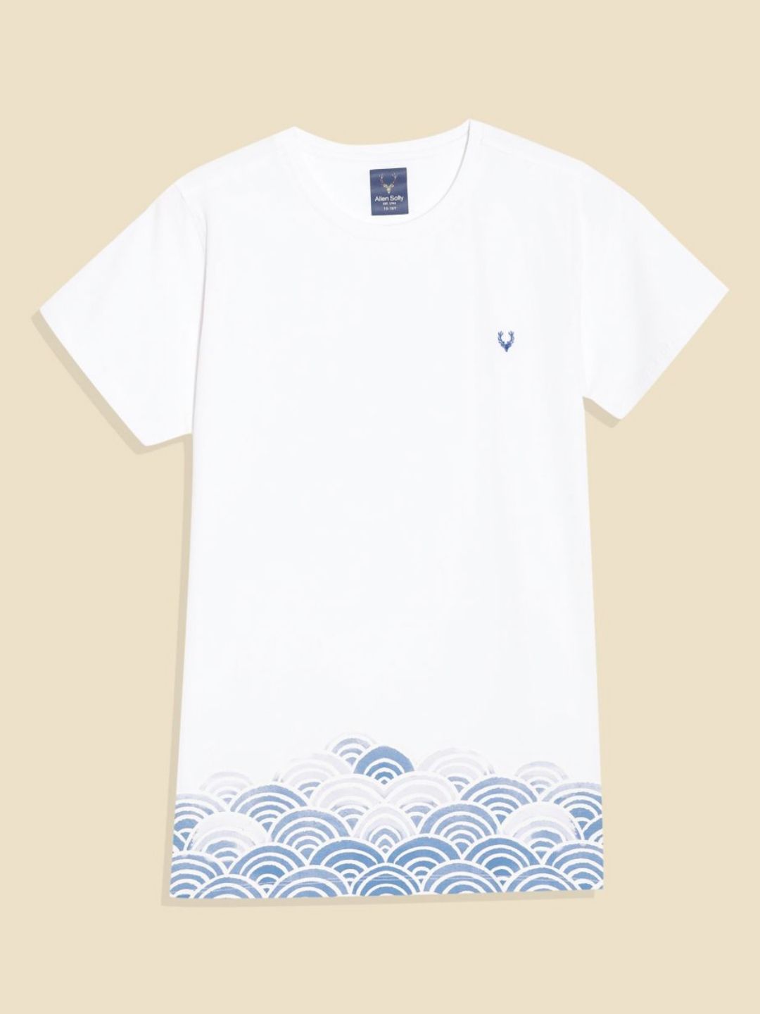 Allen Solly Junior Boys Abstract Printed Round Neck Regular Sleeves T-Shirt